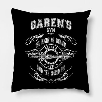 Garens Gym Throw Pillow Official League of Legends Merch