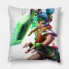 Arcade Riven Throw Pillow Official League of Legends Merch