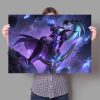 HD Poster League of Legends Soul Lotus Series Popular ESports Canvas Painting Posters and Prints Wall 5 - League of Legends Merch