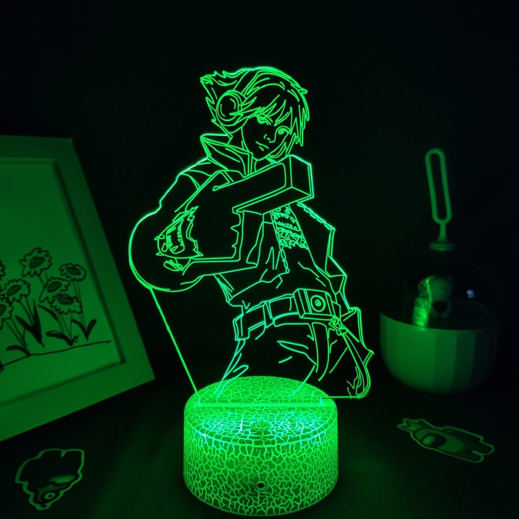 LOL Game Figure The Prodigal Explorer Ezreal Lamps 3D Led RGB Neon Night Lights Gift Room 4 - League of Legends Merch