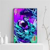 League of Legends Poster Aesthetic Vintage Gaming Wall Art Neon City Kda Sexy Akali Jinx Yasuo - League of Legends Merch