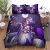 league of legends spirit blossom cassiopeia under the moon bed sheets spread duvet cover bedding sets - League of Legends Merch