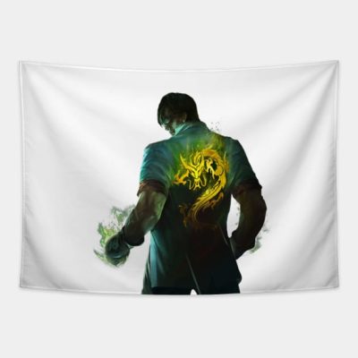 Lee Sin Dragon Fist Chinese Tapestry Official League of Legends Merch