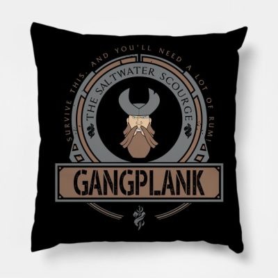 Gangplank Limited Edition Throw Pillow Official League of Legends Merch