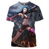 Anime LoL Arcane T Shirt Men Women Fashion League Of Legends 3D Print T shirt Kids 7 - League of Legends Merch