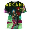Anime LoL Arcane T Shirt Men Women Fashion League Of Legends 3D Print T shirt Kids 8 - League of Legends Merch