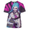Arcane League of Legends T Shirt Anime 3D Print Men Women Fashion Oversized T shirt Kids 4 - League of Legends Merch