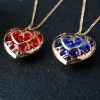 Game Legend Of Necklace Evil Eye Key Pendant Red Heart Pendant Lovers Friendship Gift Jewelry Accessories 3 - League of Legends Merch