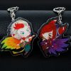 XAYAH and RAKAN Key Chains for Couples Game League of Legend keychain Acrylic Pendant Jewelry dropshipping - League of Legends Merch