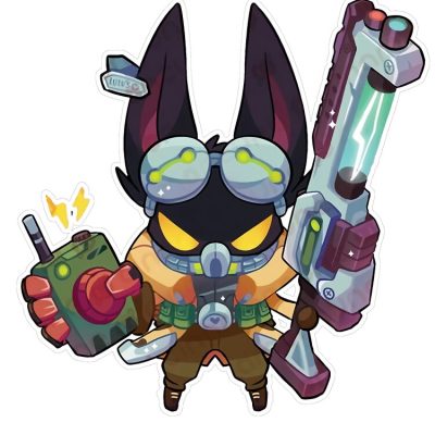 Cute Omega Squad Veigar Tote Bag Official League of Legends Merch